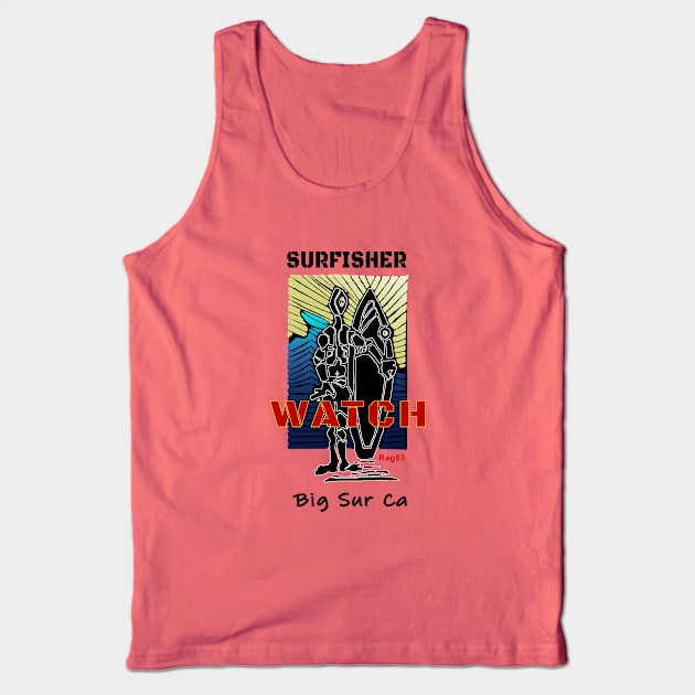 Big Sur California Surf Watch Tank Top by The Witness